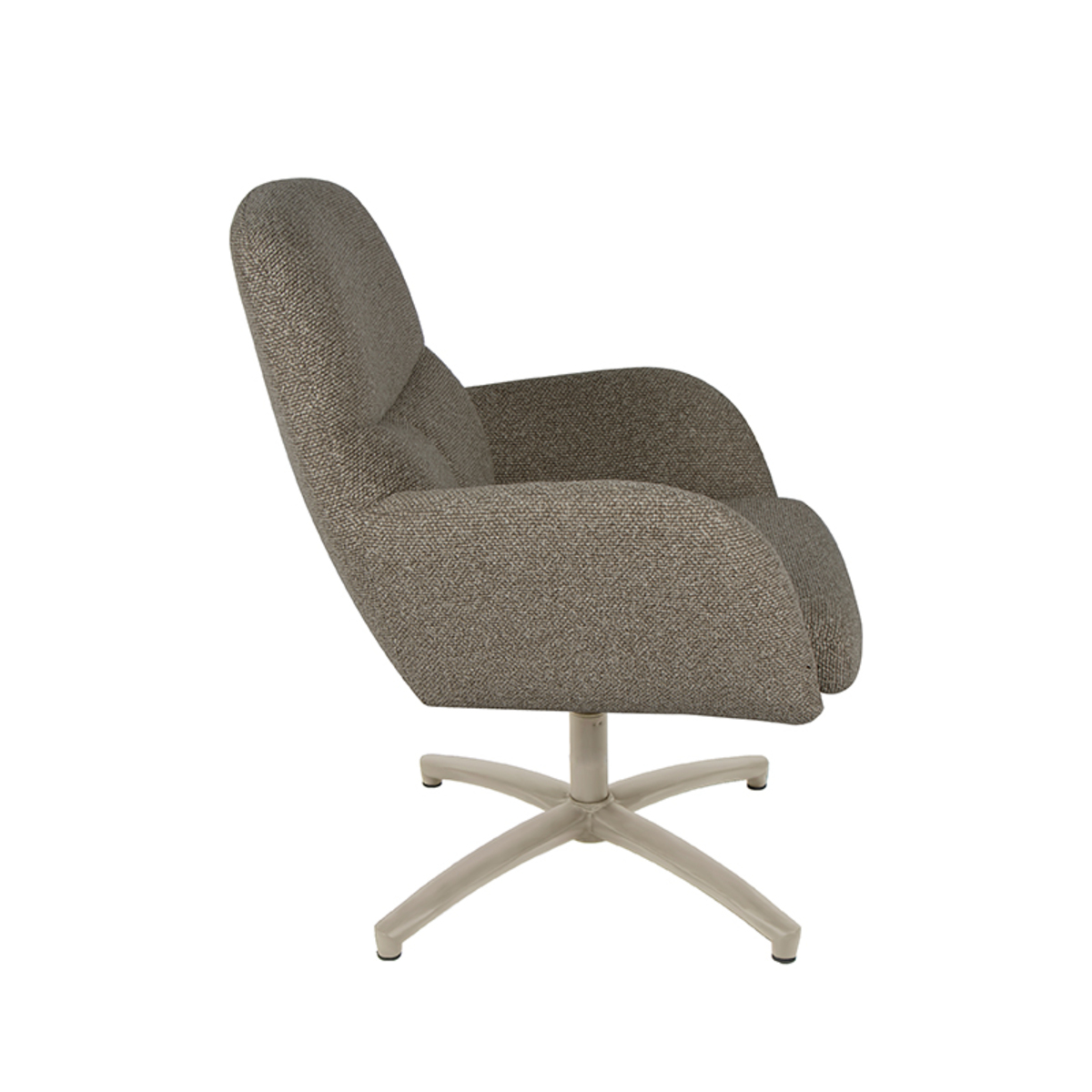 LABEL51 Fauteuil Chill Zone - Truffel grijs - Boucle - One Size