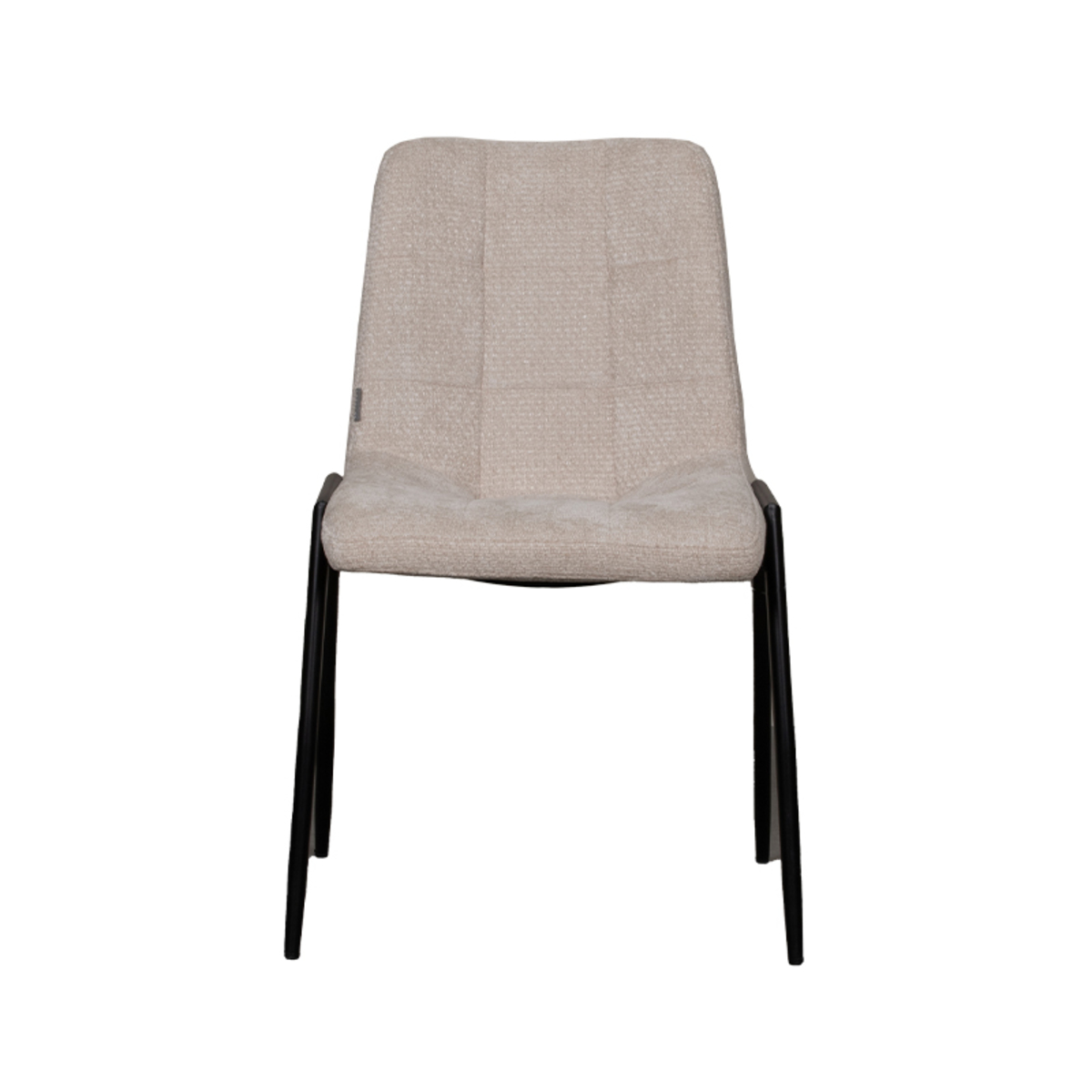 LABEL51 Eetkamerstoel Noor - Naturel - Elite - Black Frame