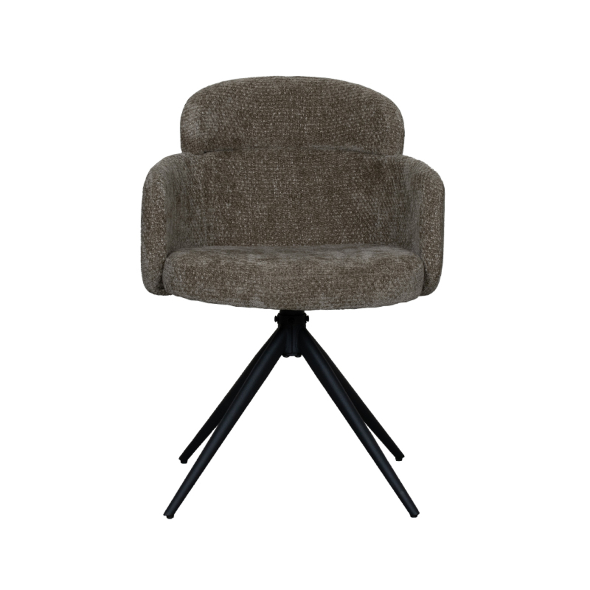 LABEL51 Eetkamerstoel Levi - Hunter - Elite - Black Frame