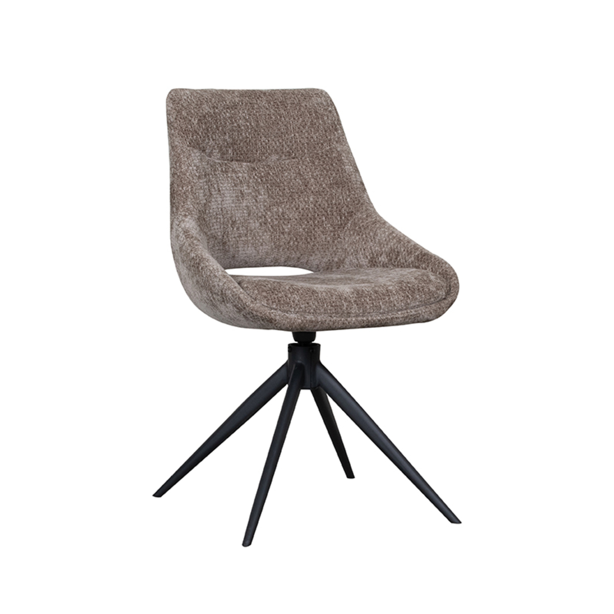 LABEL51 Eetkamerstoel Marlow - Hunter - Elite - Black Frame
