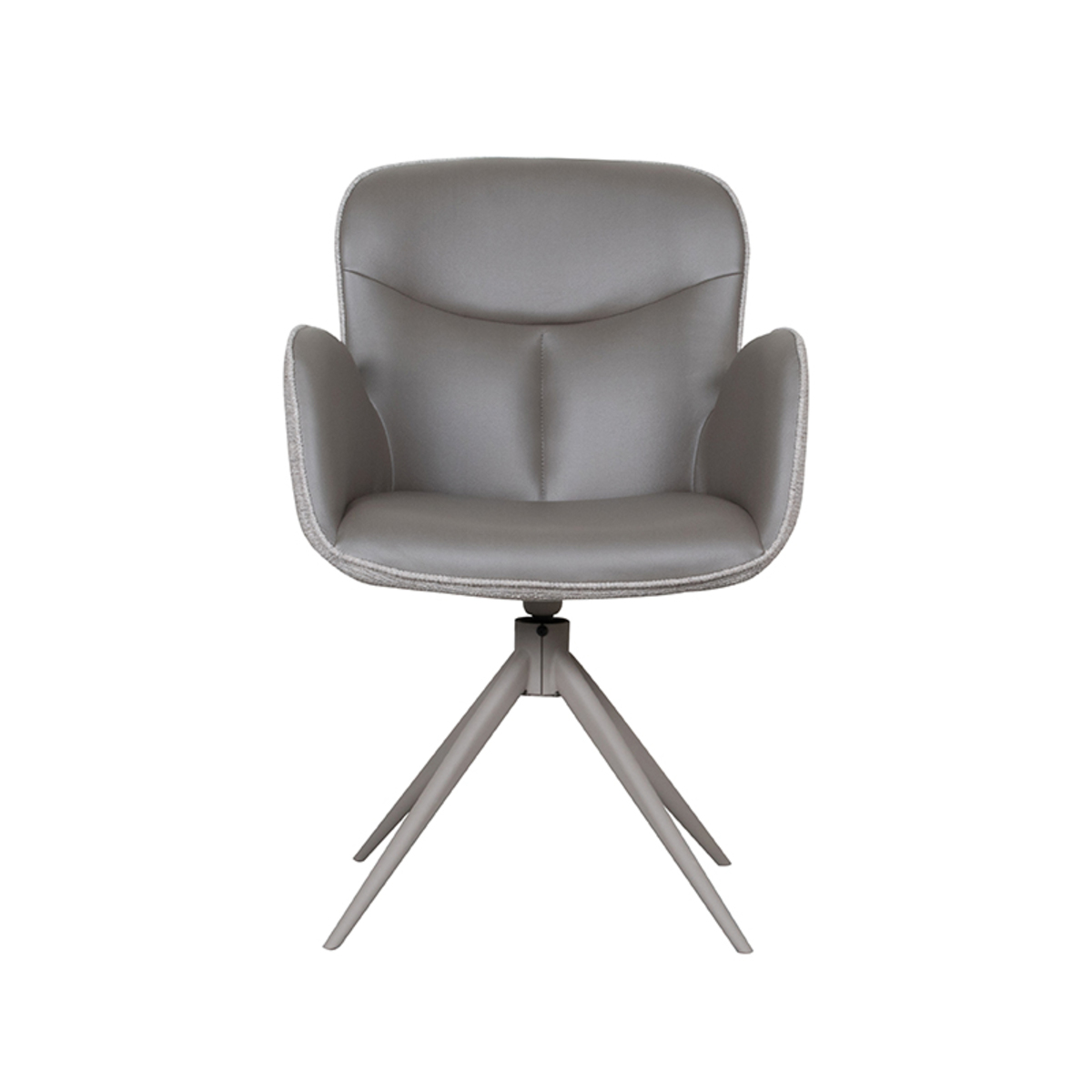 LABEL51 Eetkamerstoel Lasse - Forest - Microfiber - Taupe Frame