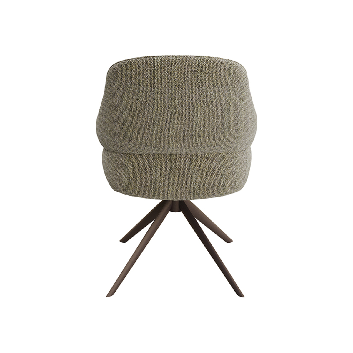 LABEL51 Eetkamerstoel Bern - Truffel grijs - Boucle - Bronze Frame