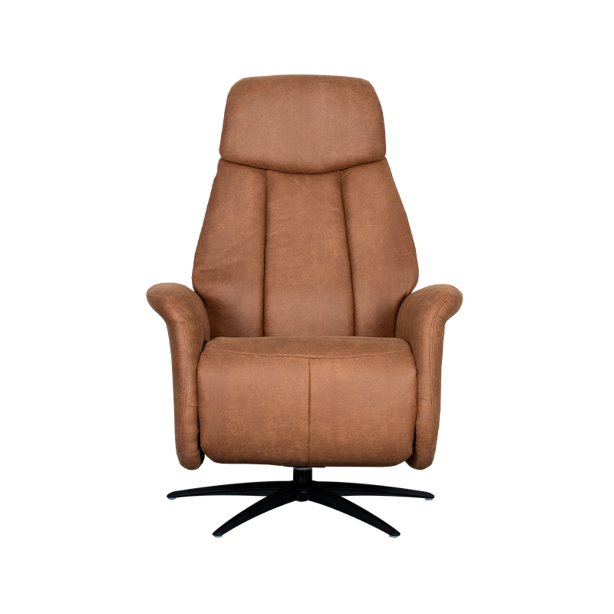 LABEL51 Fauteuil Oslo - Cognac - Micro Suede - One Size