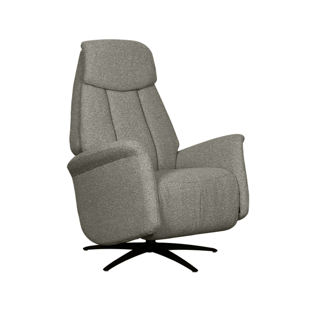 LABEL51 Fauteuil Oslo - Truffel grijs - Boucle - One Size