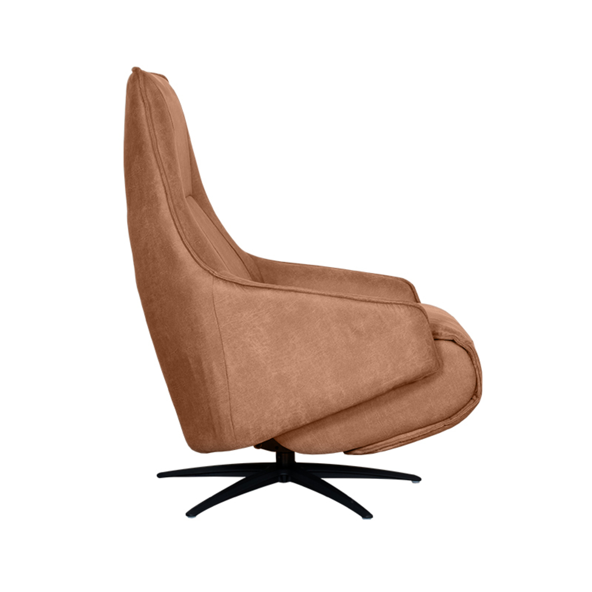 LABEL51 Fauteuil Odense - Cognac - Micro Suede - One Size