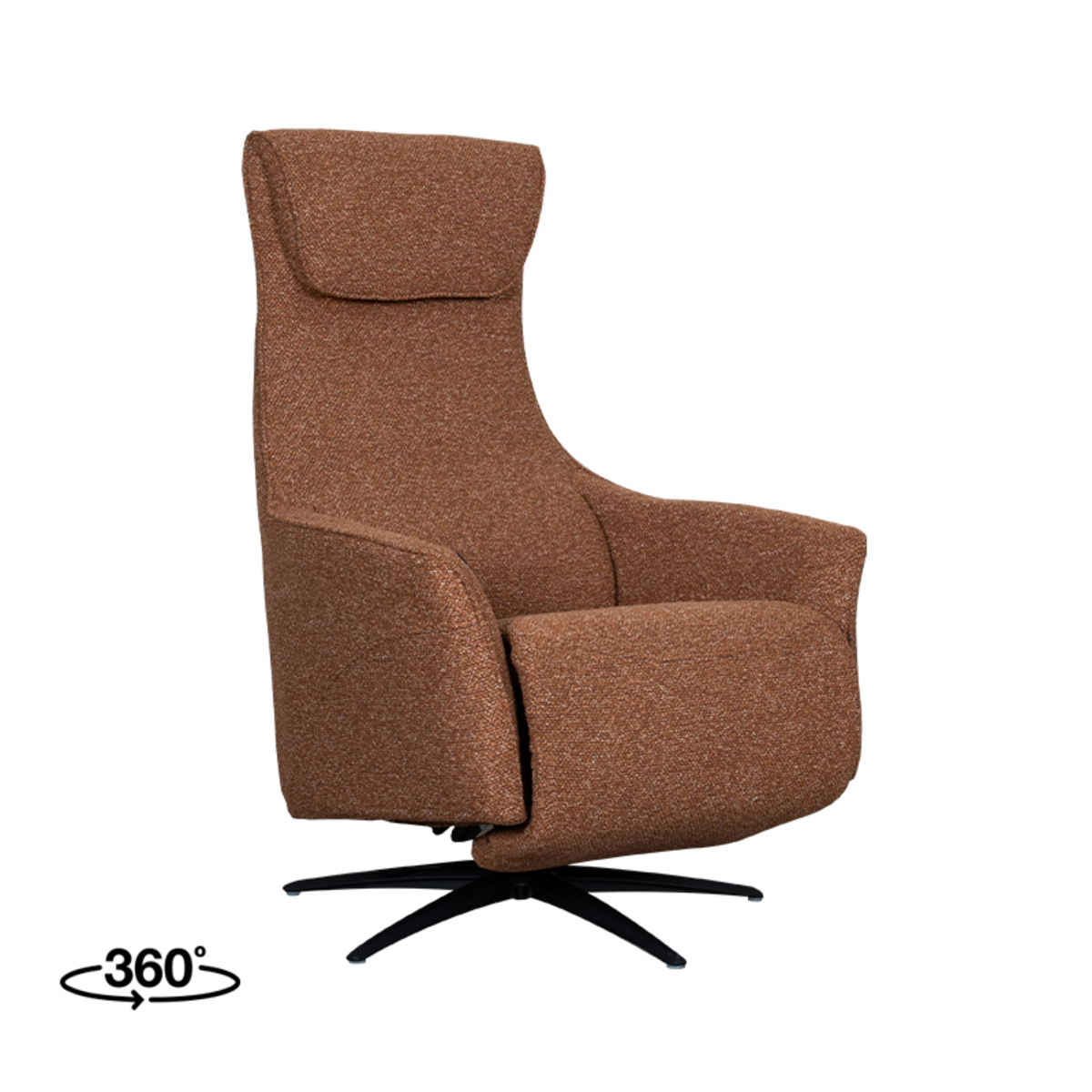 LABEL51 Fauteuil Lund - Coral - Boucle - One Size