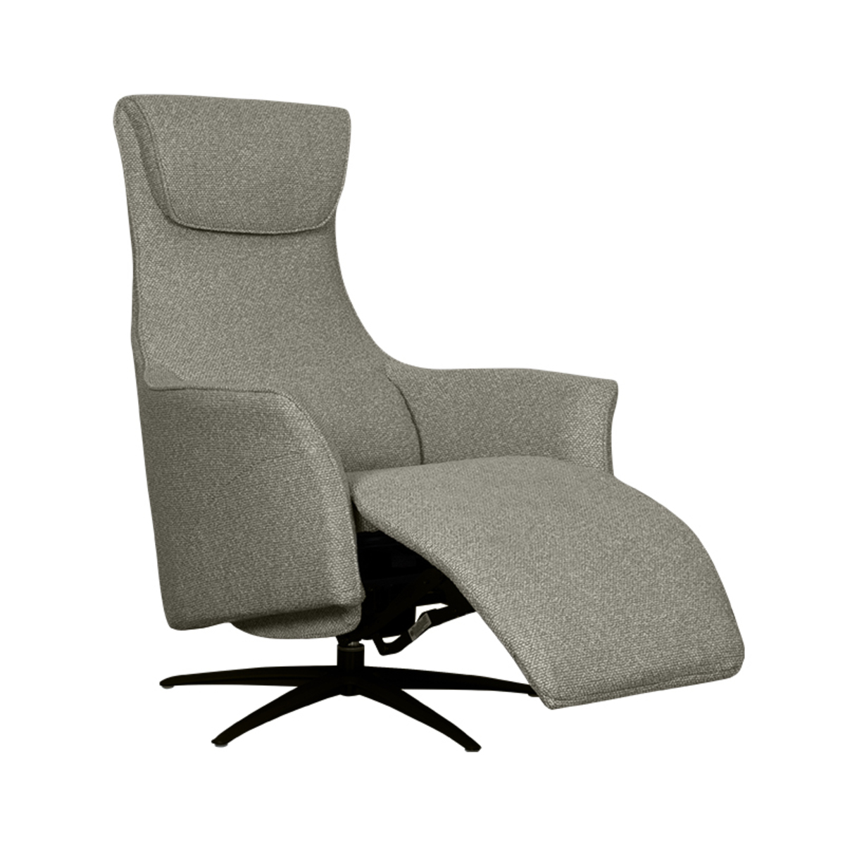 LABEL51 Fauteuil Lund - Truffel grijs - Boucle - One Size