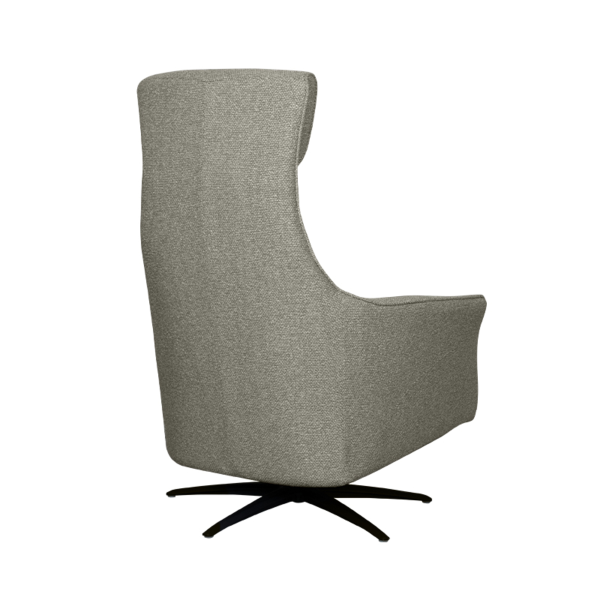 LABEL51 Fauteuil Lund - Truffel grijs - Boucle - One Size