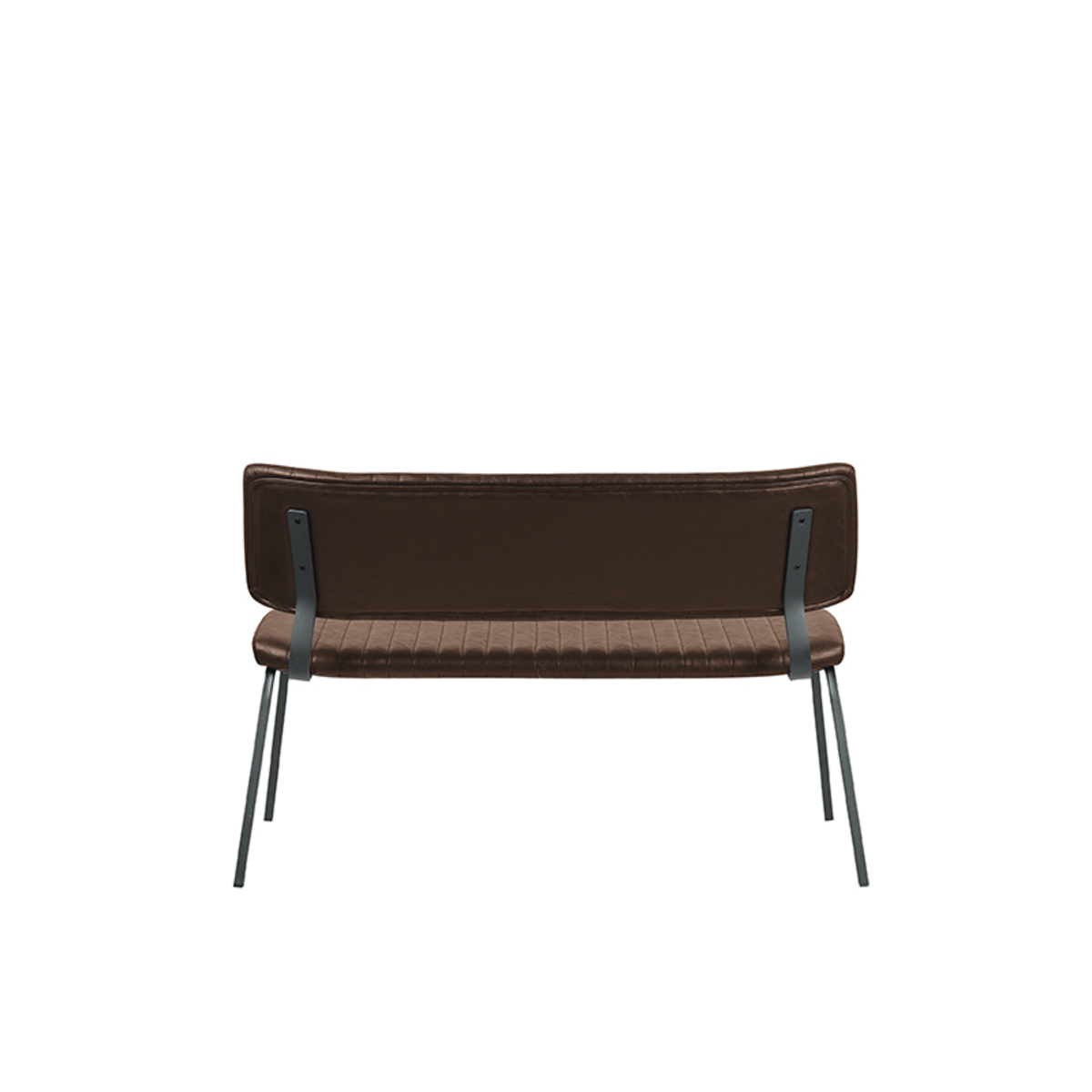 LABEL51 Eetkamerbank Gusto - Bruin - PU-Leder - 120 cm