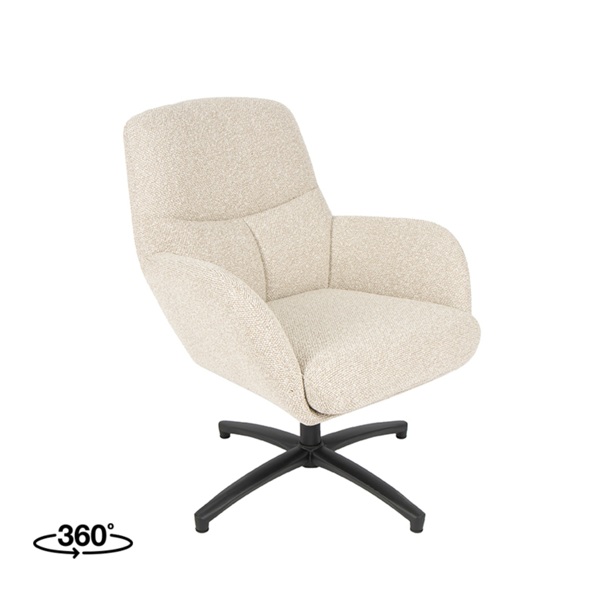 LABEL51 Fauteuil Chill Zone - Naturel - Boucle - One Size
