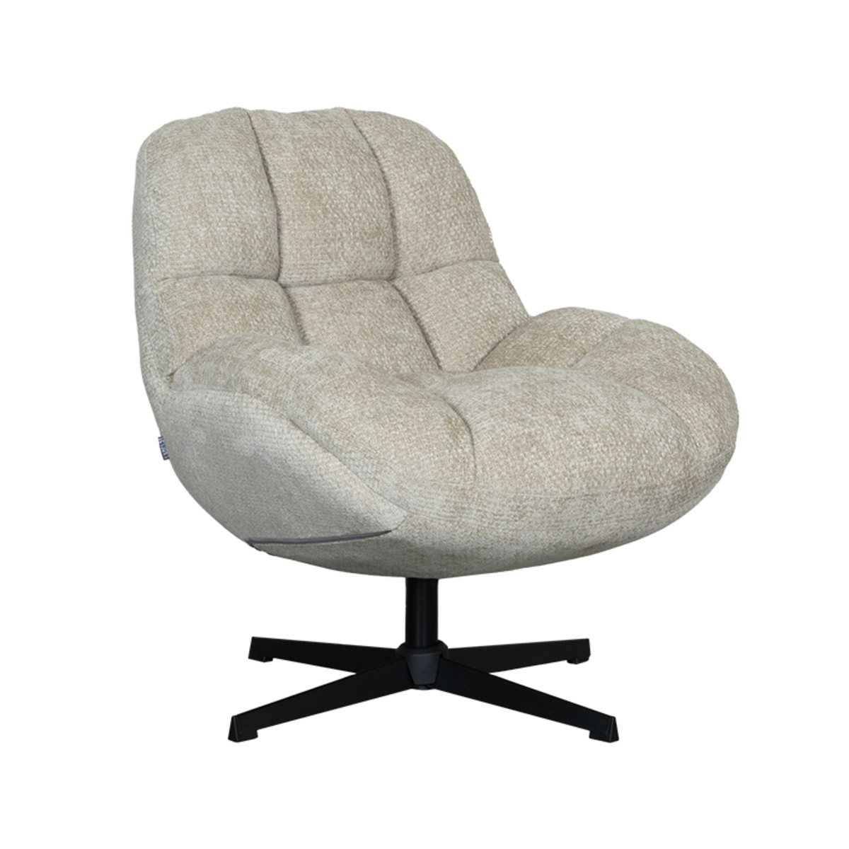 LABEL51 Fauteuil Huxley - Truffel grijs - Elite - One Size