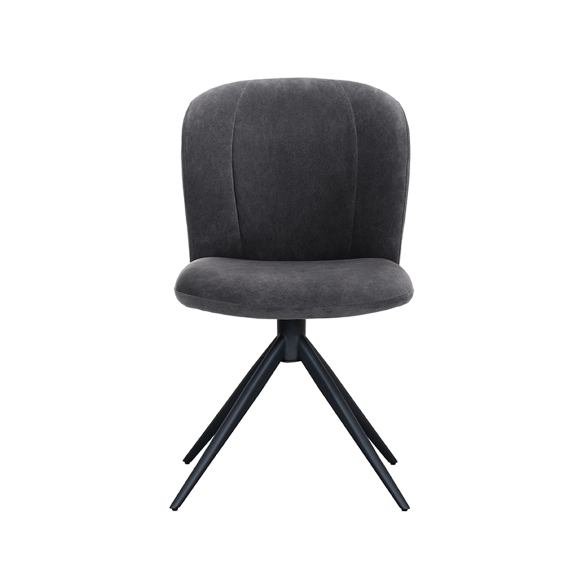 LABEL51 Eetkamerstoel Kimo - Antraciet - Cosmo - Black Frame