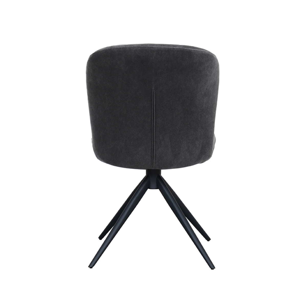 LABEL51 Eetkamerstoel Kimo - Antraciet - Cosmo - Black Frame