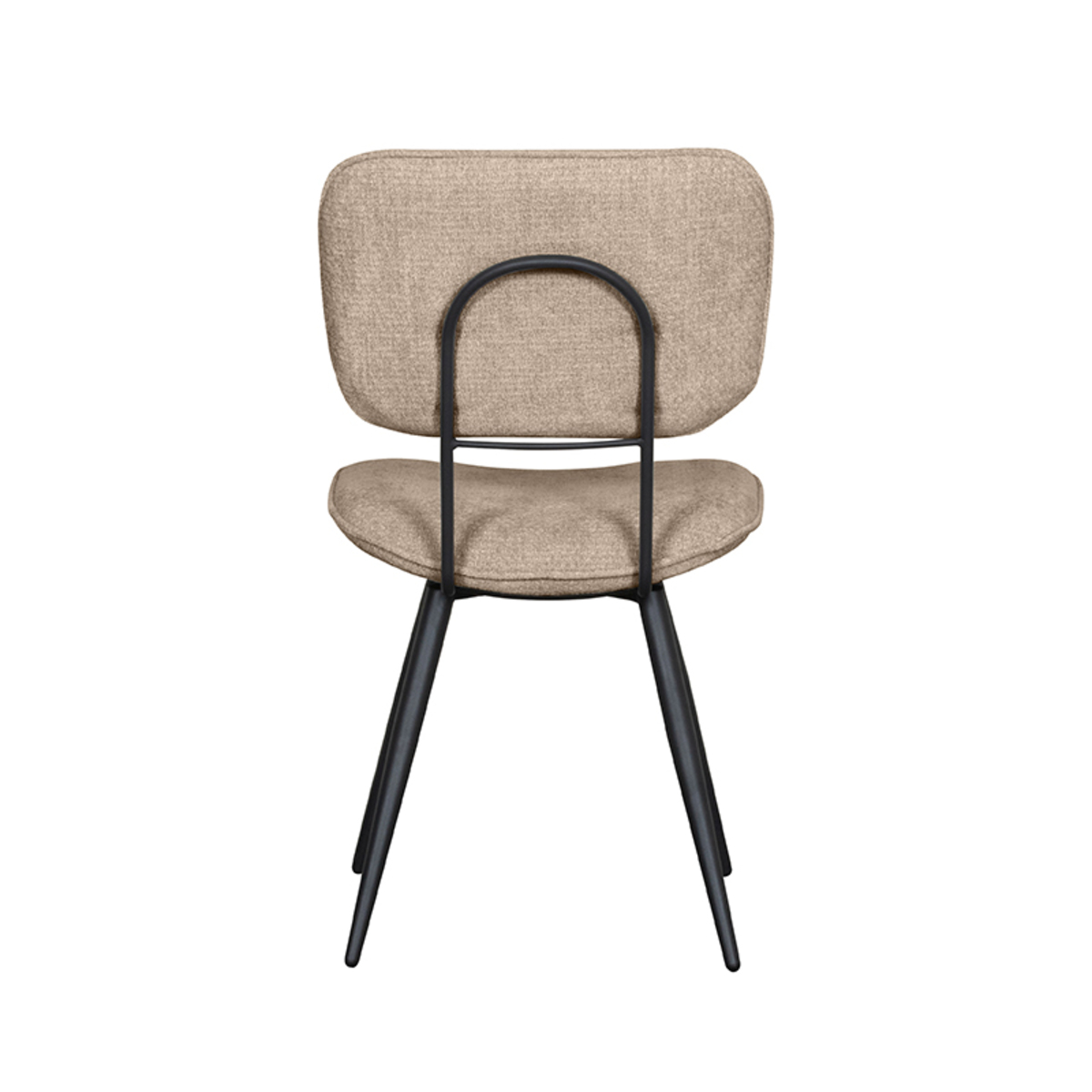 LABEL51 Eetkamerstoel Liva - Clay - Elite - Black Frame