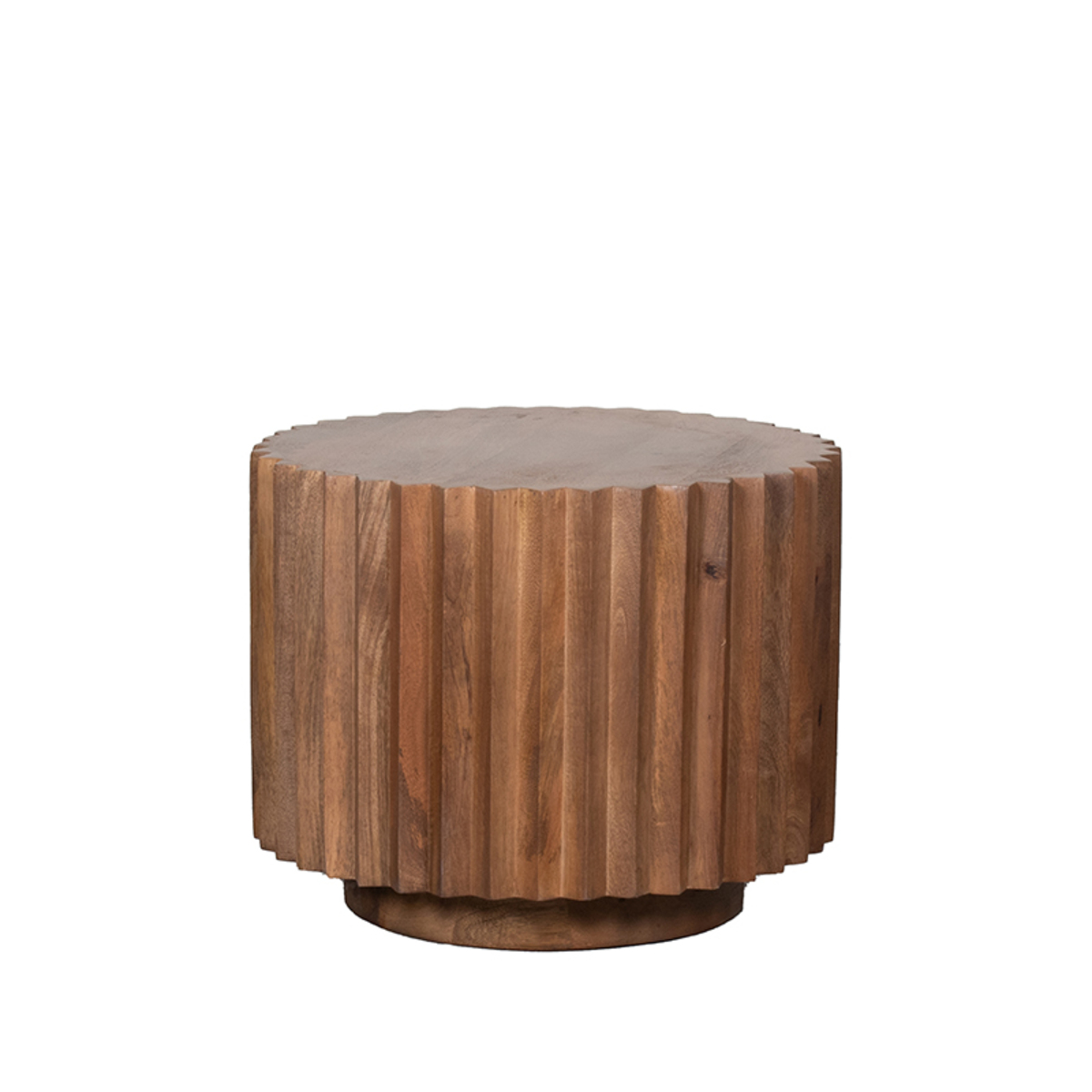 LABEL51 Salontafel Novan - Nature - Mangohout - 50 cm - Rond