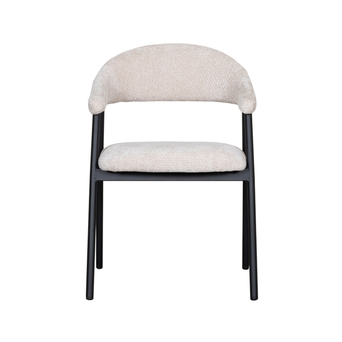 LABEL51 Eetkamerstoel Amaze - Naturel - Elite - Black Frame
