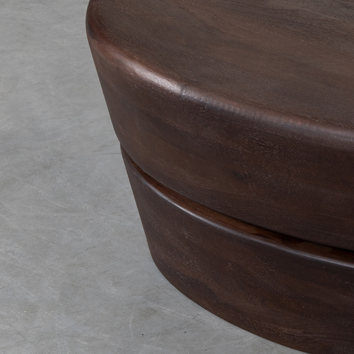 LABEL51 Salontafel Javi - Espresso - Mangohout - 110x80 cm