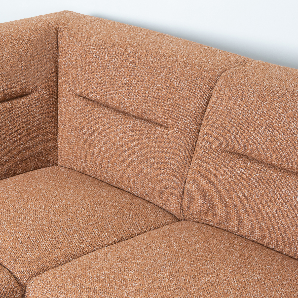 LABEL51 Hoekbank Bolzano - Coral - Boucle - Links