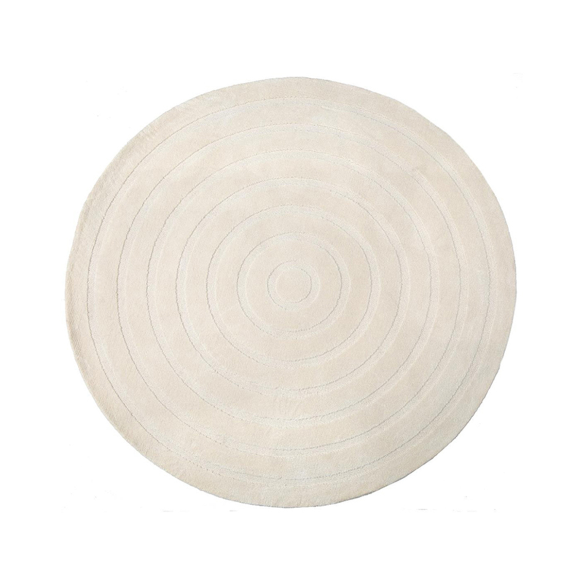 LABEL51 Vloerkleden Agra - Ivory - Synthetisch - 200 cm - Rond