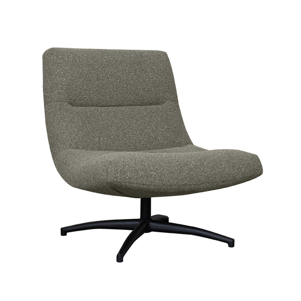 LABEL51 Fauteuil Calix - Truffel grijs - Boucle - One Size