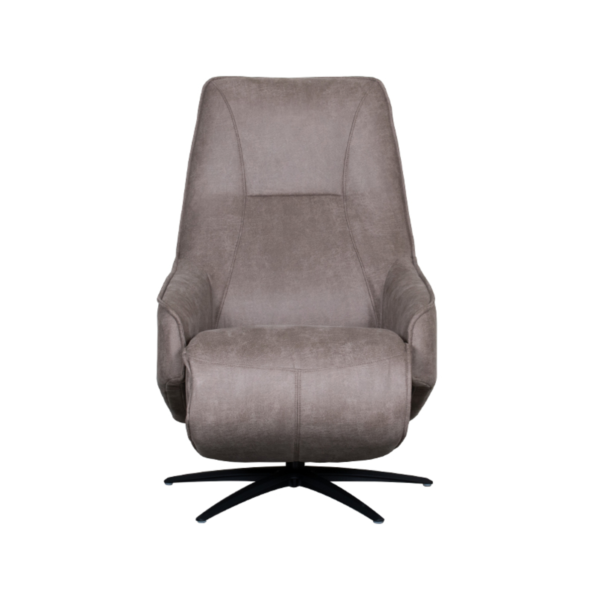 LABEL51 Fauteuil Odense - Taupe - Micro Suede - One Size