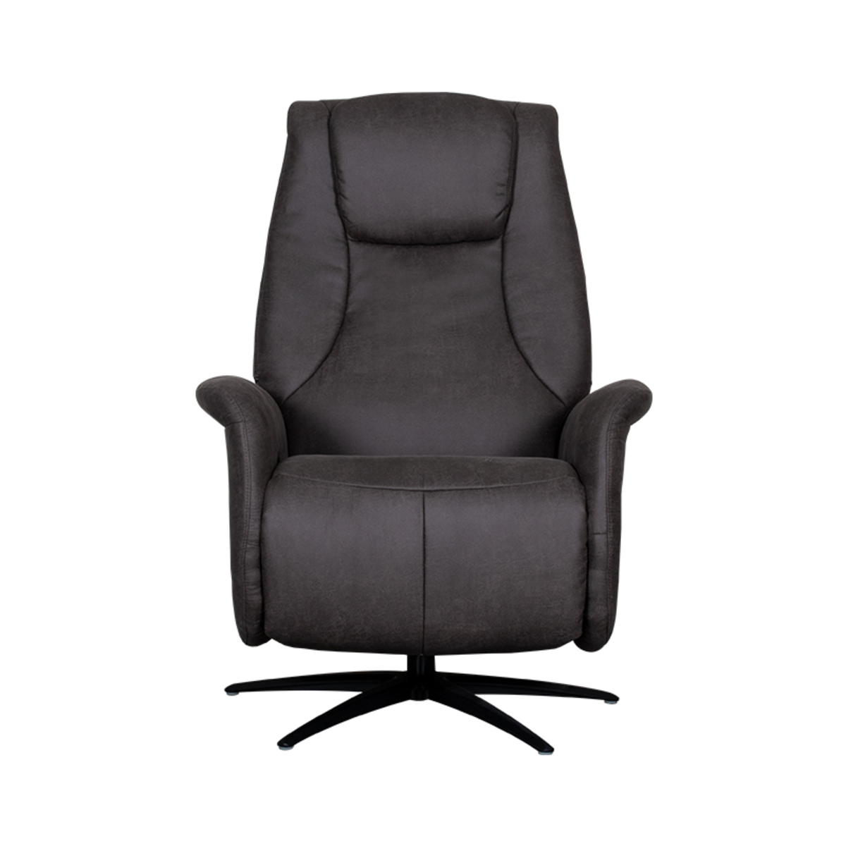 LABEL51 Fauteuil Stockholm - Antraciet - Micro Suede - One Size