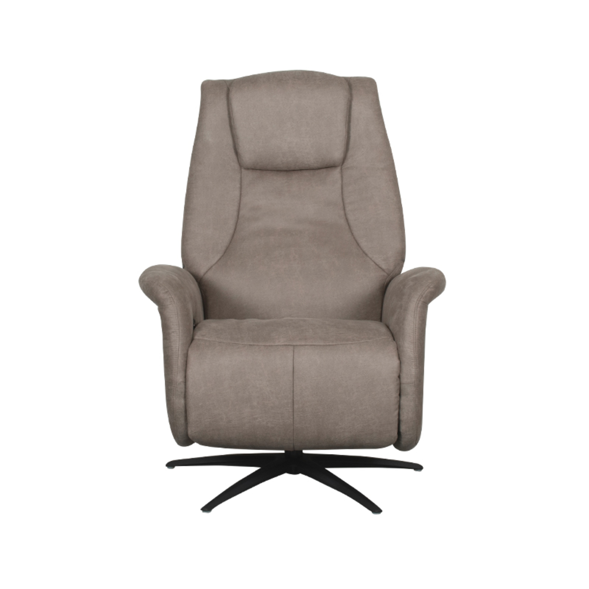 LABEL51 Fauteuil Stockholm - Taupe - Micro Suede - One Size
