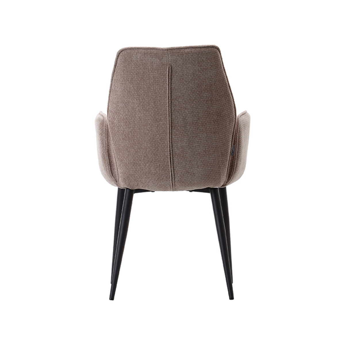 LABEL51 Eetkamerstoel Morris - Clay - Elite - Black Frame