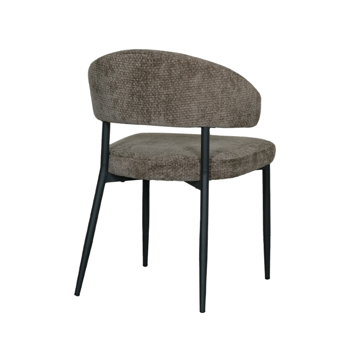 LABEL51 Eetkamerstoel Bliss - Hunter - Elite - Black Frame