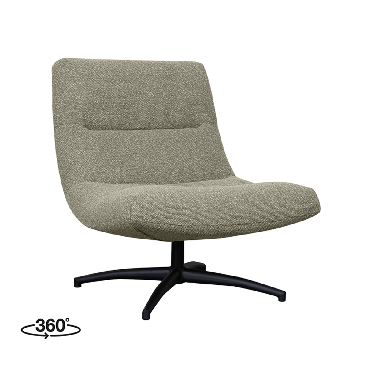 LABEL51 Fauteuil Calix - Naturel - Boucle - One Size