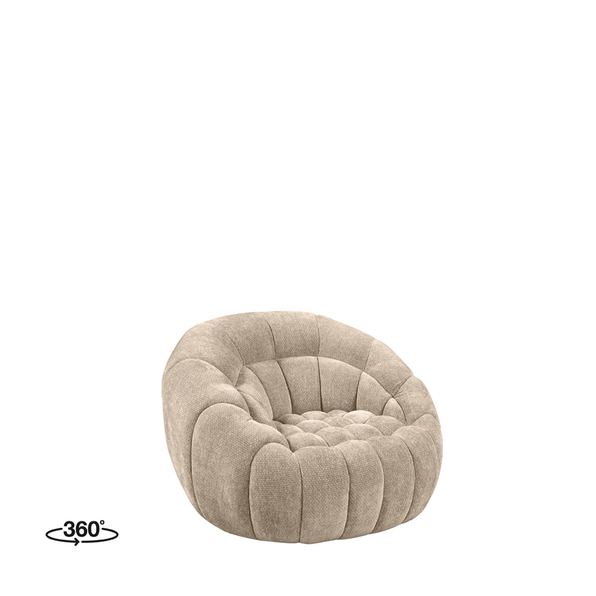 LABEL51 Fauteuil Cloud - Clay - Elite - 1-Zits