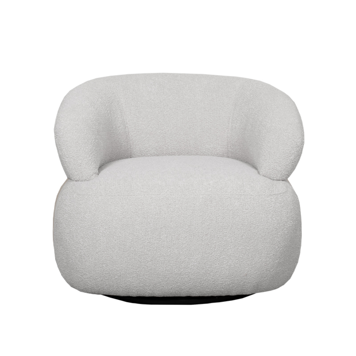 LABEL51 Fauteuil Valenza - Naturel - Boucle - Naturel Eiken