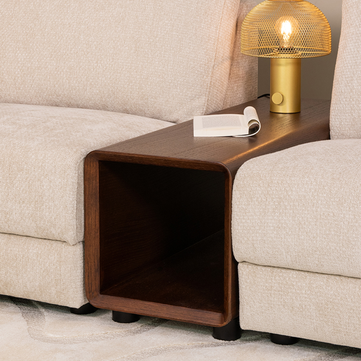 LABEL51 Bank Tivoli - Walnoot - Eiken - Console