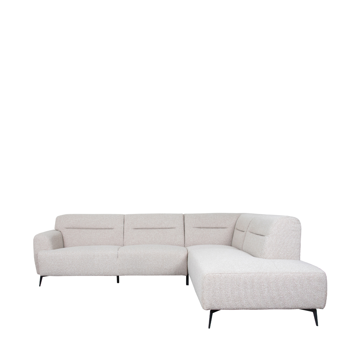 LABEL51 Hoekbank Bolzano - Naturel - Boucle - Rechts
