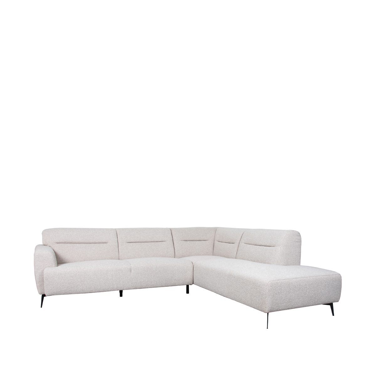 LABEL51 Hoekbank Bolzano - Naturel - Boucle - Rechts