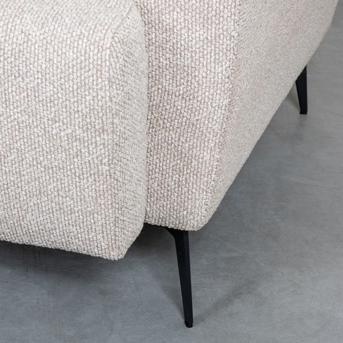 LABEL51 Hoekbank Bolzano - Naturel - Boucle - Rechts