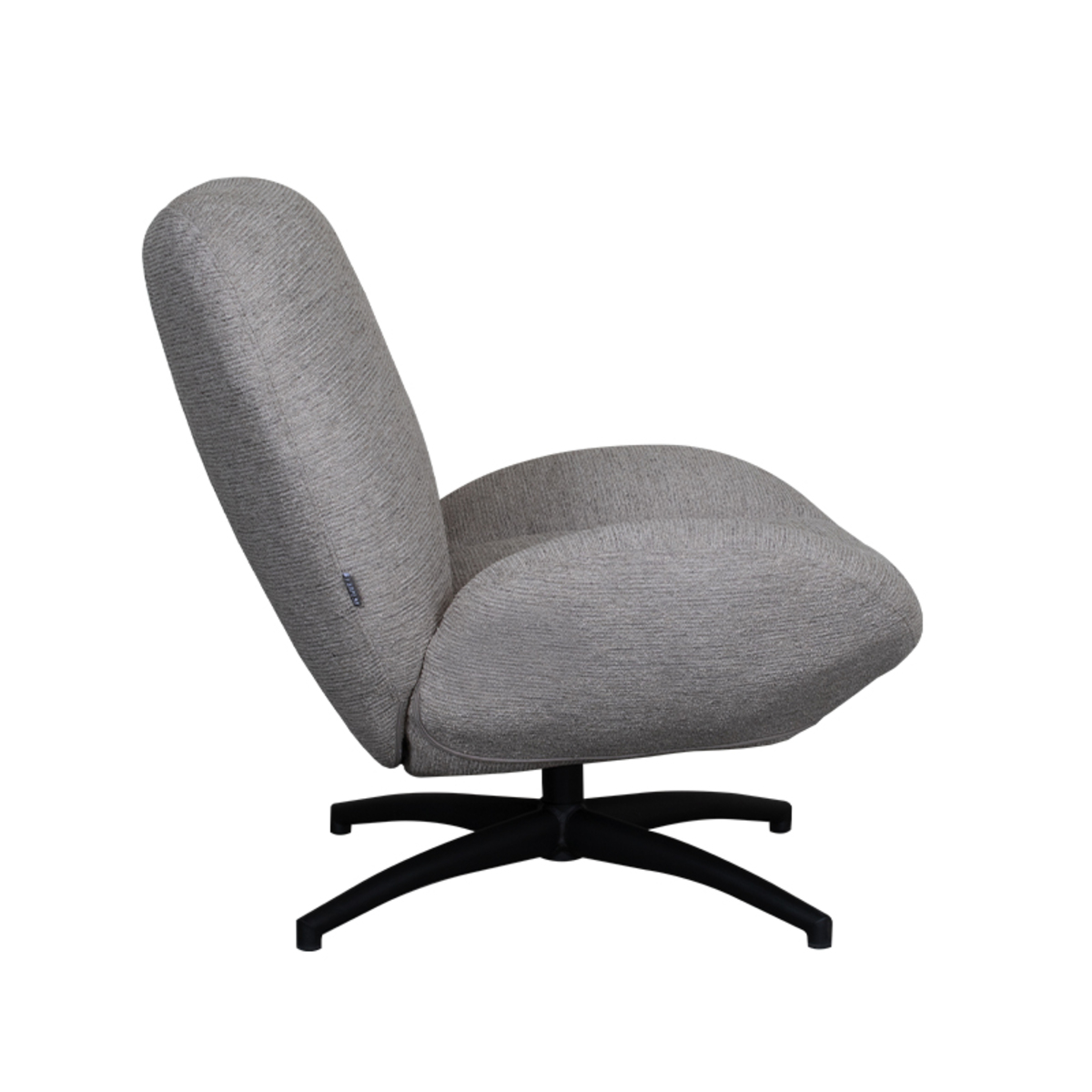 LABEL51 Fauteuil Clayton - Grijs - Canyon - One Size