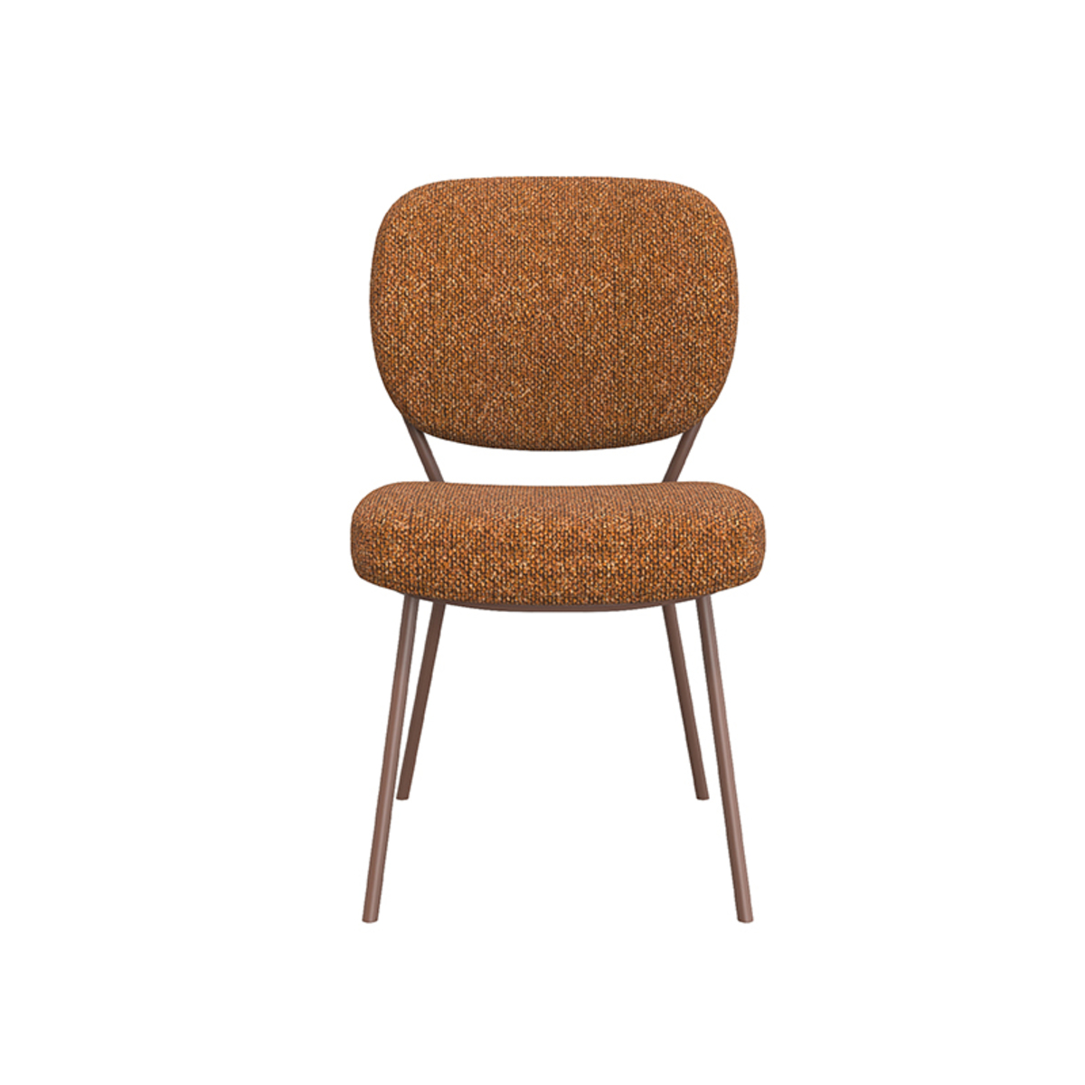 LABEL51 Eetkamerstoel Singapore - Coral - Boucle - Coral Frame