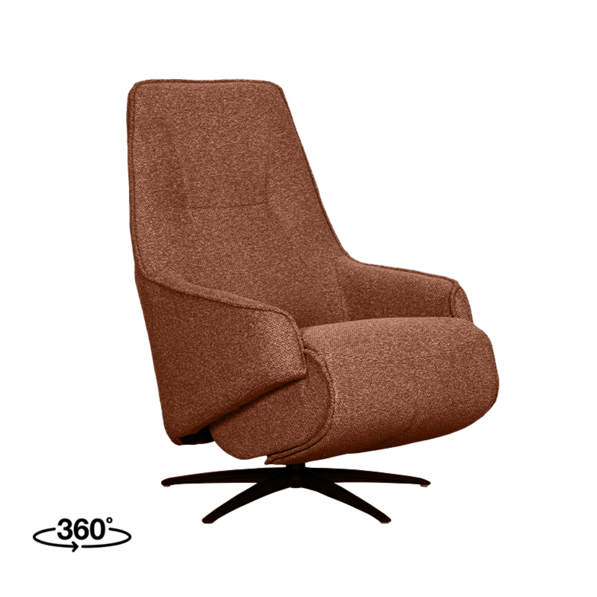 LABEL51 Fauteuil Odense - Coral - Boucle - One Size