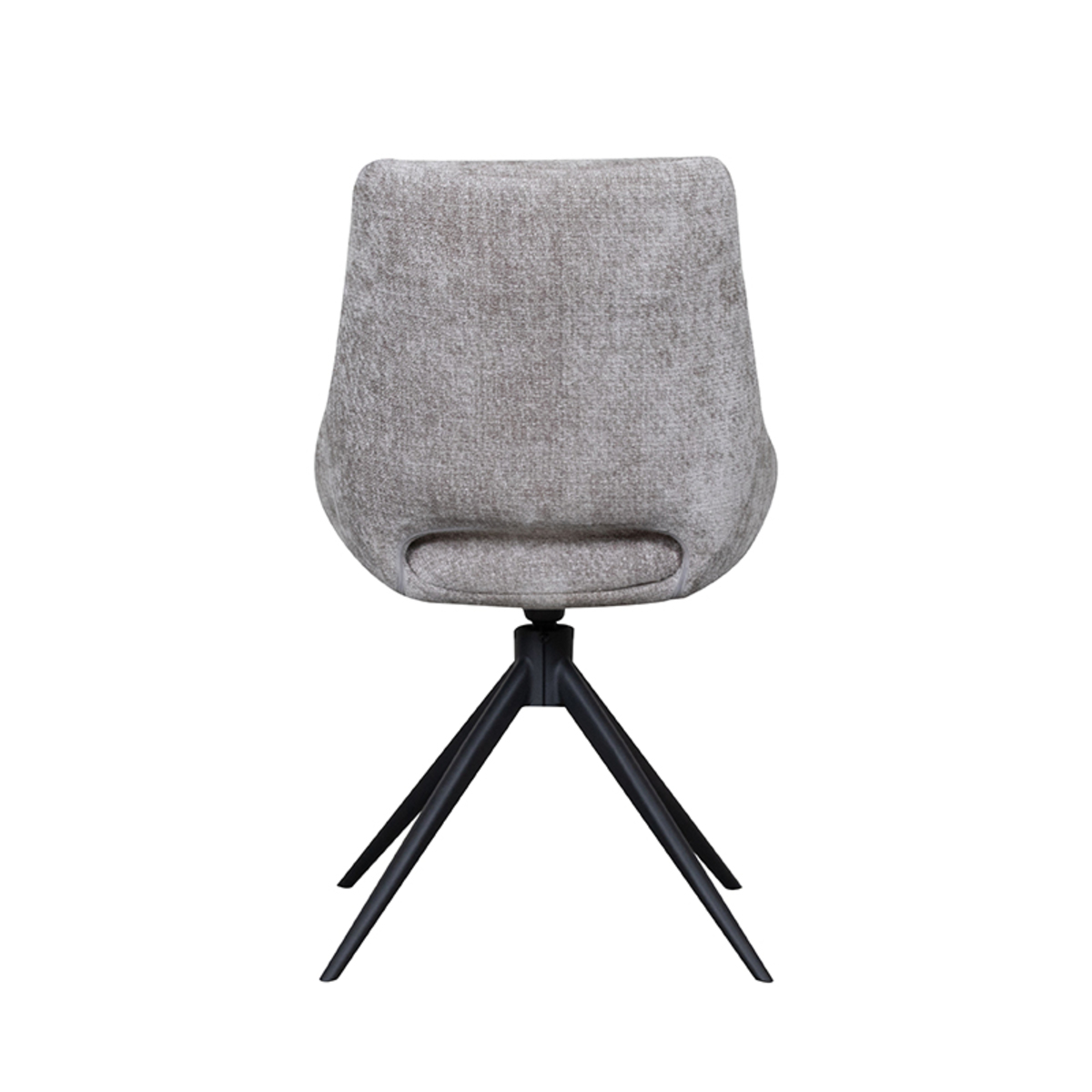 LABEL51 Eetkamerstoel Marlow - Stone - Elite - Black Frame