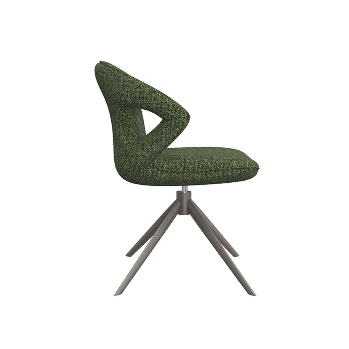 LABEL51 Eetkamerstoel Zurich - Forest - Boucle - Forest Frame
