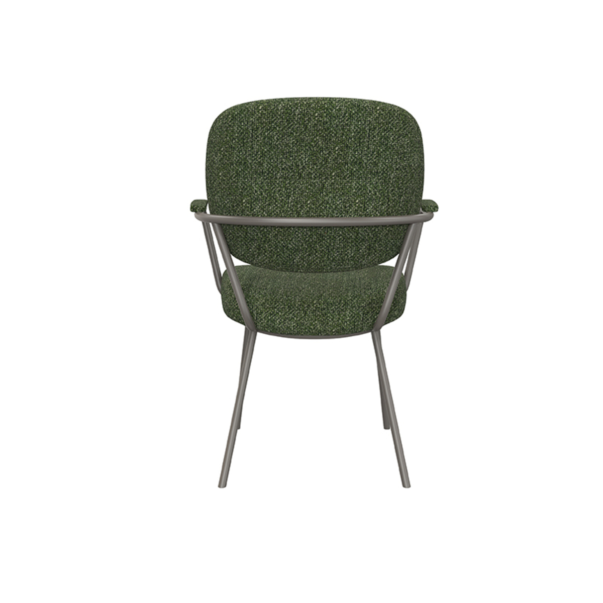 LABEL51 Eetkamerstoel Lausanne - Forest - Boucle - Forest Frame