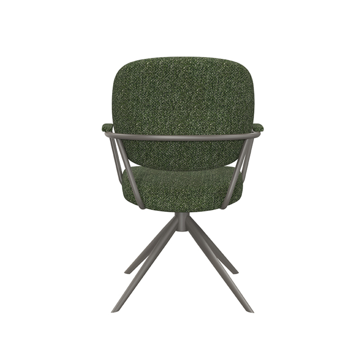 LABEL51 Eetkamerstoel Basel - Forest - Boucle - Forest Frame