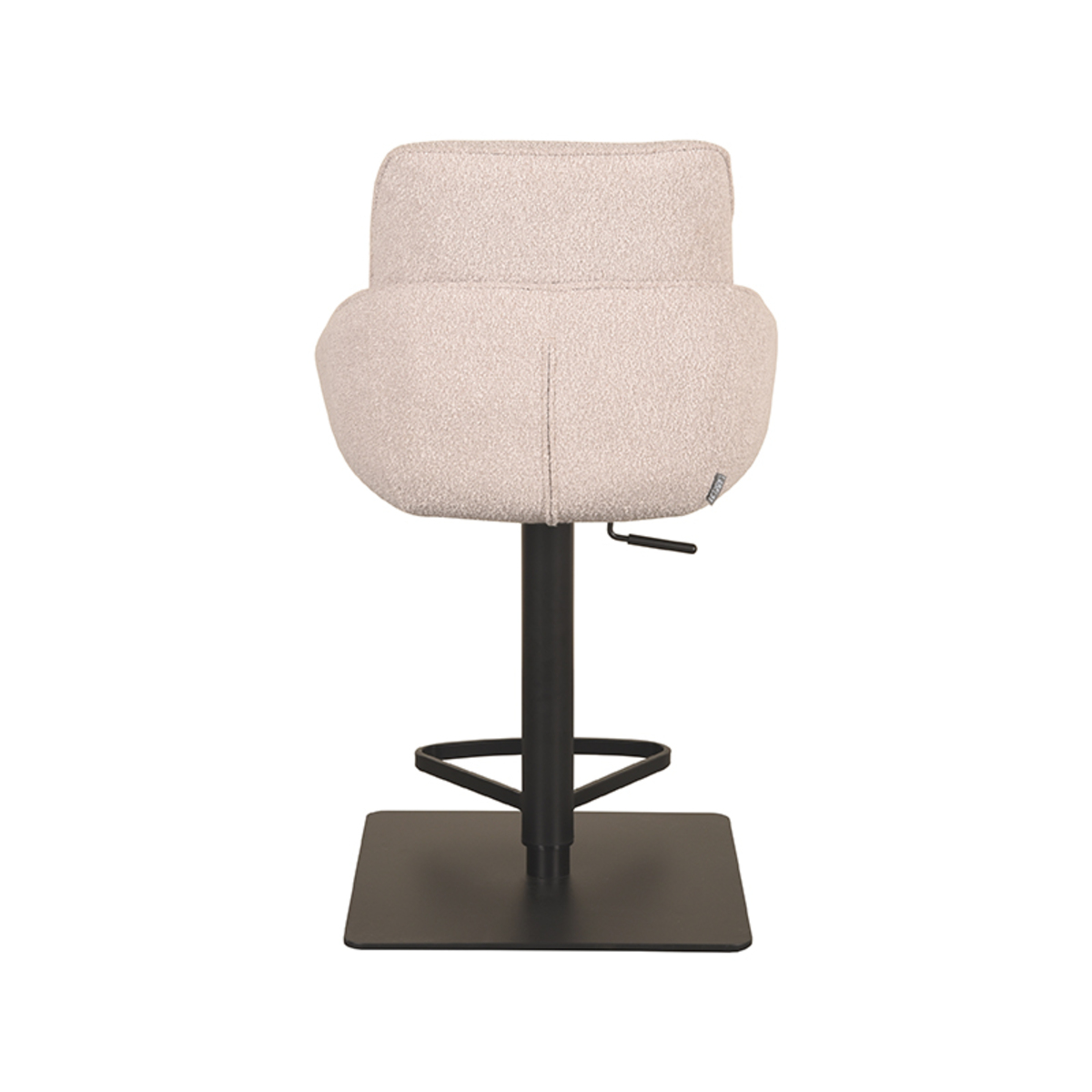 LABEL51 Barkruk Beauty - Naturel - Boucle - Zithoogte 56-82