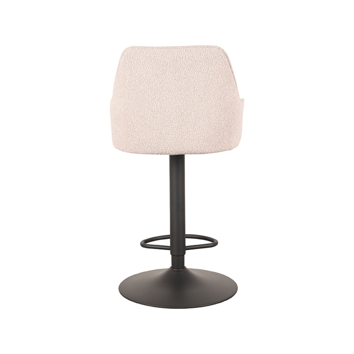 LABEL51 Barkruk Fender - Naturel - Boucle - Zithoogte 64-84