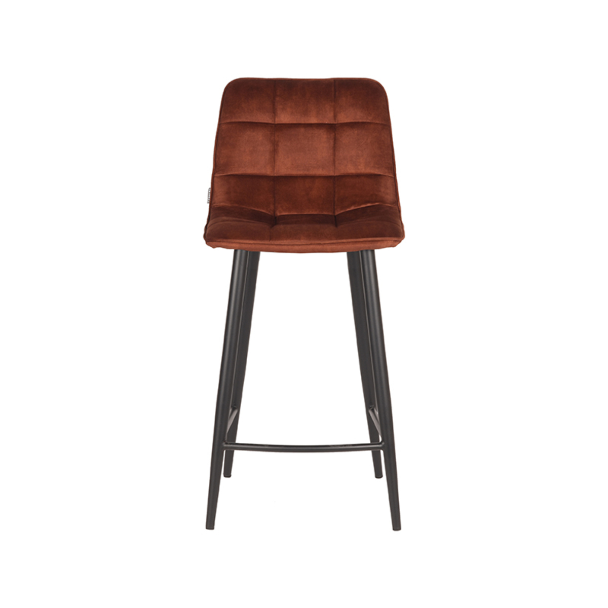 LABEL51 Barkruk Jelt - Rust - Velours - Zithoogte 66