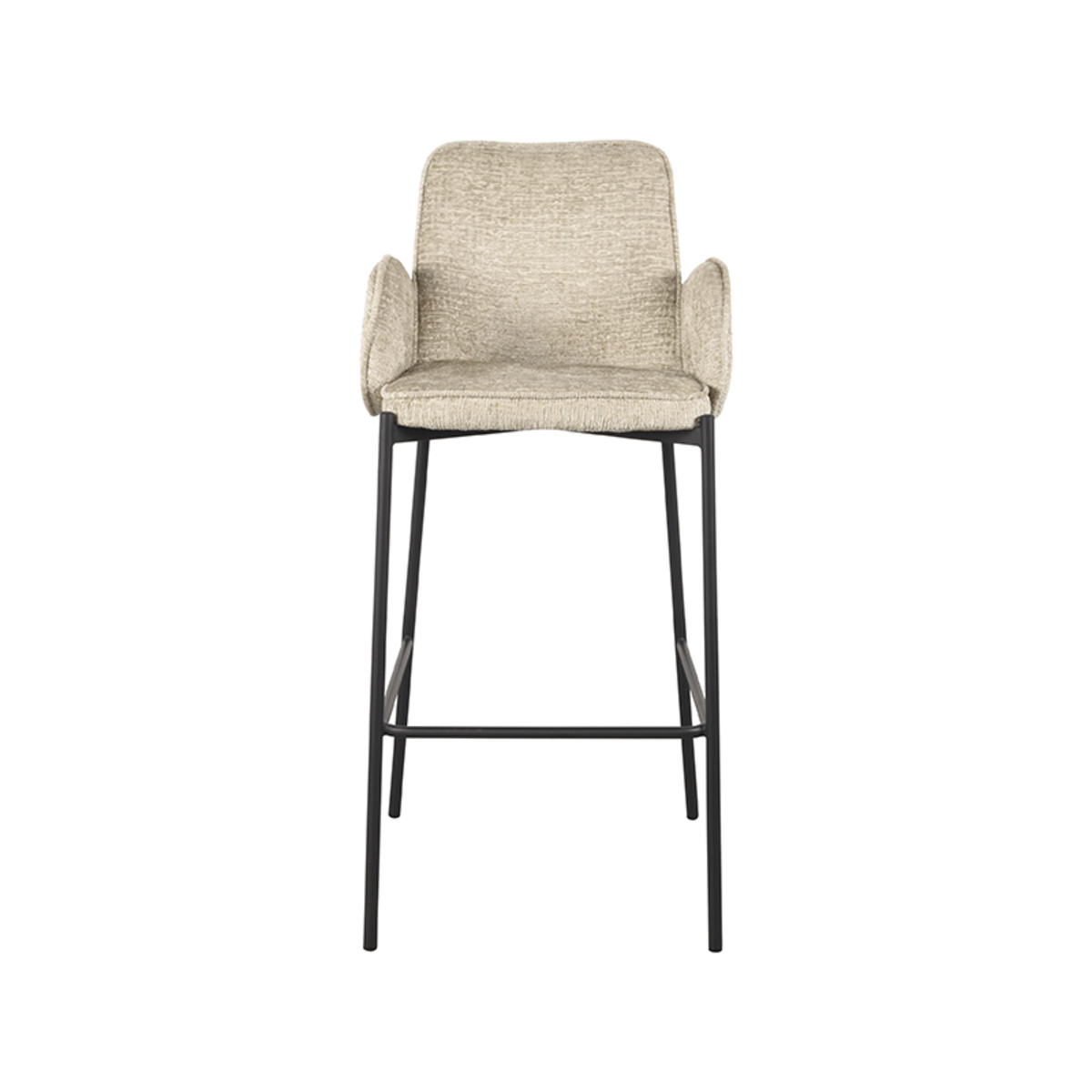 LABEL51 Barkruk Joni - Beige - Elegance - Zithoogte 78