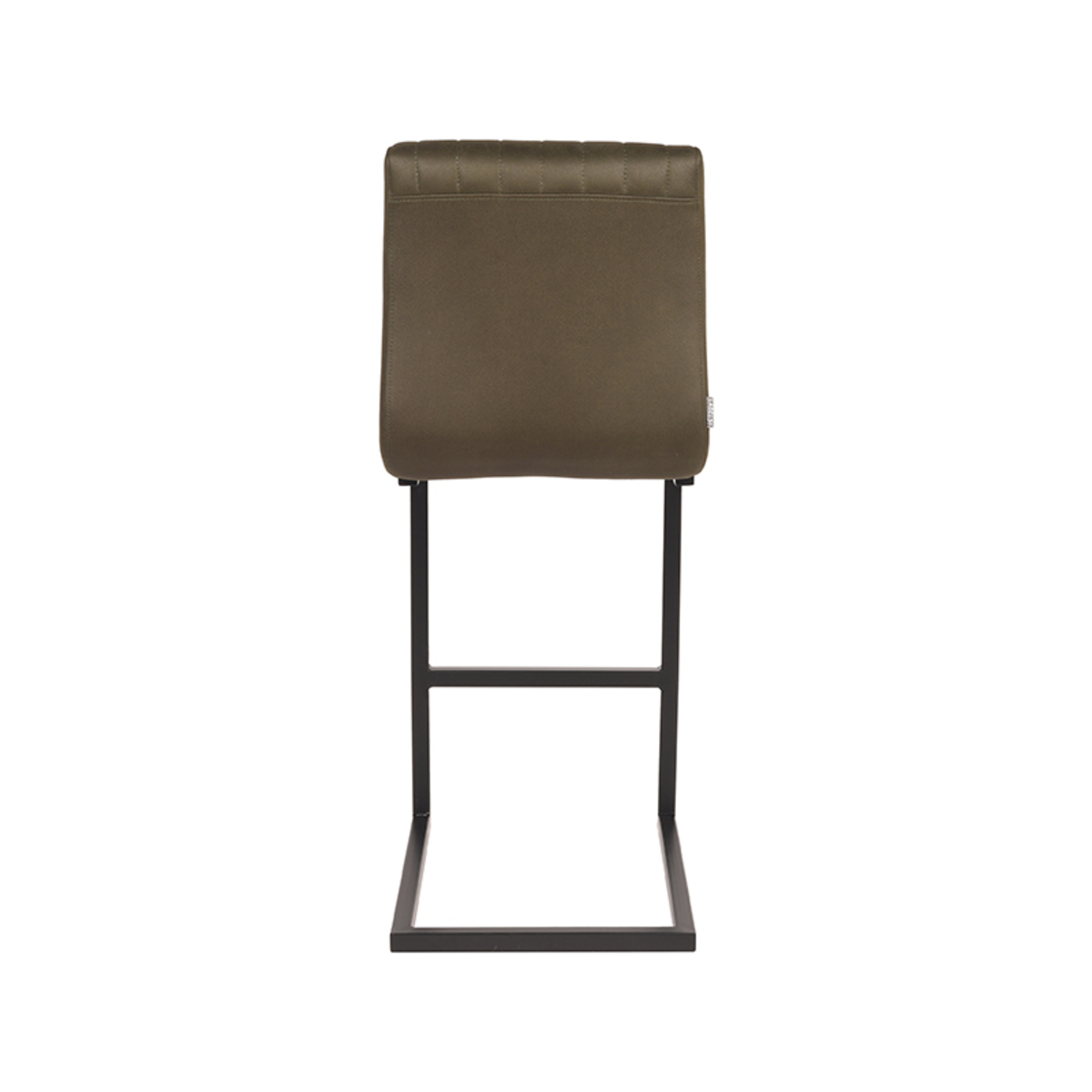 LABEL51 Barkruk Milo - Army green - Microfiber - Zithoogte 66