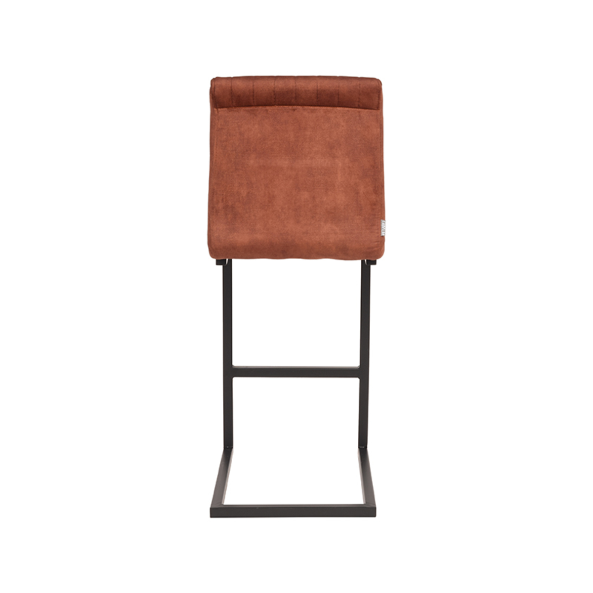 LABEL51 Barkruk Milo - Rust - Velours - Zithoogte 66