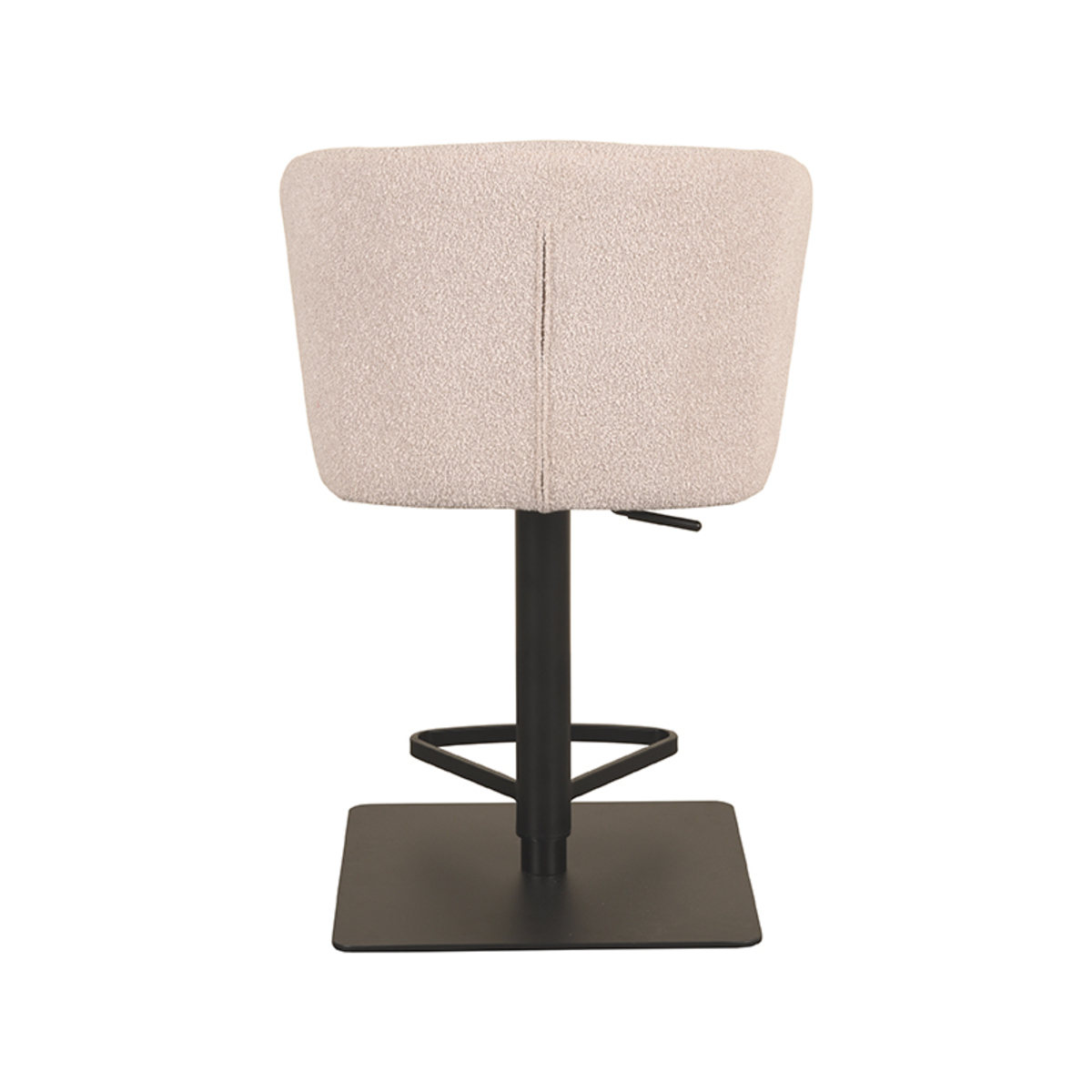 LABEL51 Barkruk Wave - Naturel - Boucle - Zithoogte 56-82